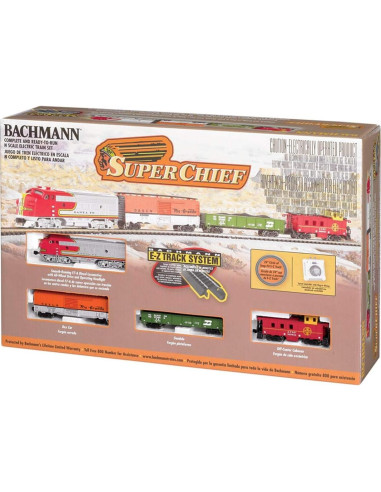 Juego de Trenes Eléctricos Bachmann Super Chief Escala N