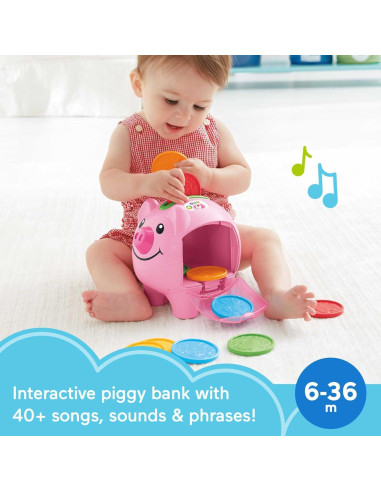 Alcancía Inteligente Fisher-Price Ríe y Aprende 0.52 kg