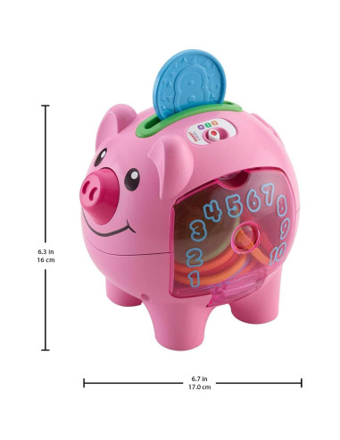Alcancía Inteligente Fisher-Price Ríe y Aprende 0.52 kg