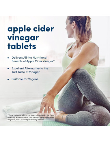 Vinagre de Manzana en Pastillas American Health 90 g