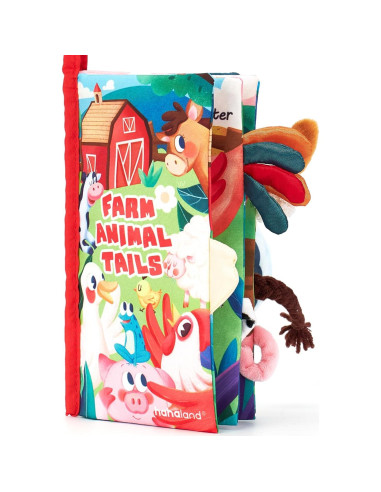 Libro de Tela para Bebés Hahaland Granja 0-3 Años