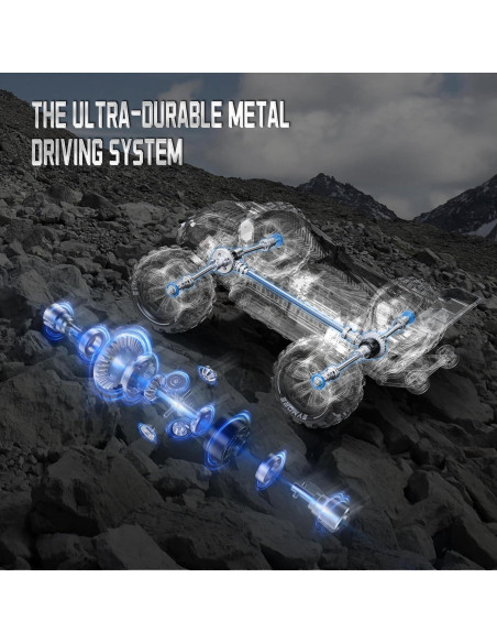 Coche RC 4WD Evmore 1/16 43 mph Todo Terreno 2 Baterías Coche RC 4WD Evmore 1/16 43 mph Todo Terreno 2 Baterías