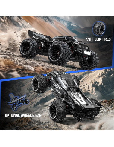 Coche RC 4WD Evmore 1/16 43 mph Todo Terreno 2 Baterías