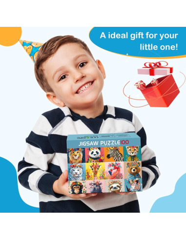 Rompecabezas de 100 Piezas para Niños MJYPHDM 38x25cm