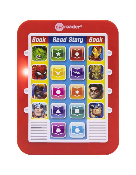 Marvel Super Heroes Spider-man, Avengers, Guardians, and More! - Me Reader Electronic Reader with 8 Book Library - PI Kids Marvel Super Heroes Spider-man, Avengers, Guardians, and More! - Me Reader Electronic Reader with 8 Book Library - PI Kids