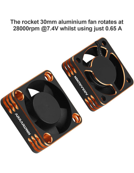 Ventilador de Enfriamiento RC 540 550 2Pack 28000RPM Ventilador de Enfriamiento RC 540 550 2Pack 28000RPM