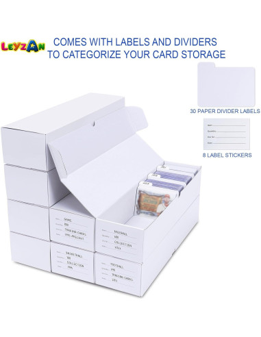 Caja de Almacenamiento Leyzan para 8000 Cartas de Juego