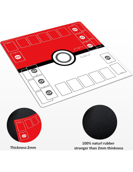 Tapete para Juego de Cartas Extalas 60x60 cm 2 Jugadores