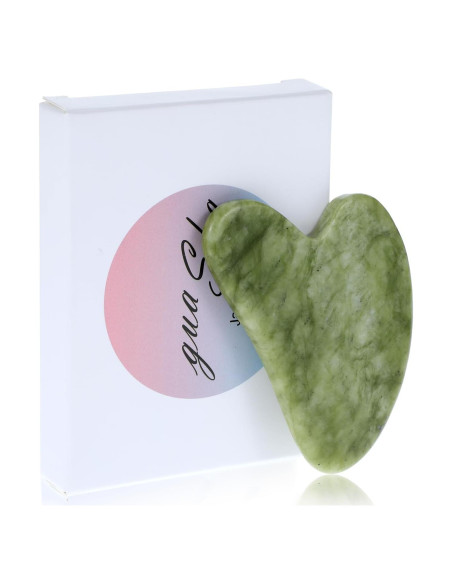 Herramienta Facial Gua Sha Dimeho Jade 8x6x0.6 cm Cuidado Piel Herramienta Facial Gua Sha Dimeho Jade 8x6x0.6 cm Cuidado Piel