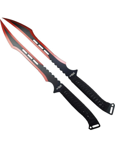 Machete Táctico Twin 68.58 cm Tactical Master Rojo