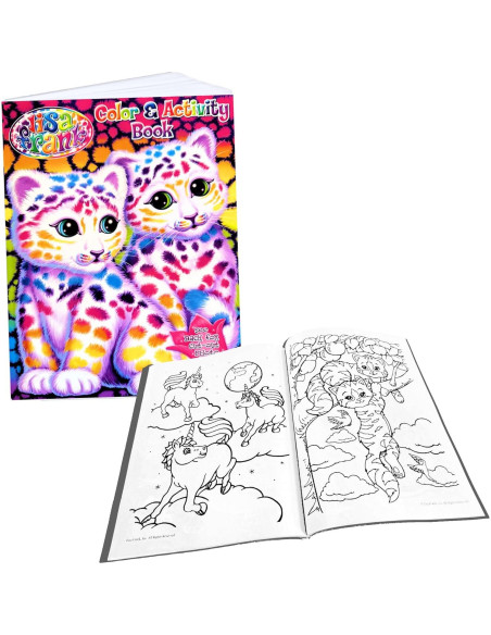 Conjunto de Colorear y Stickers Lisa Frank - 96 Páginas Conjunto de Colorear y Stickers Lisa Frank - 96 Páginas