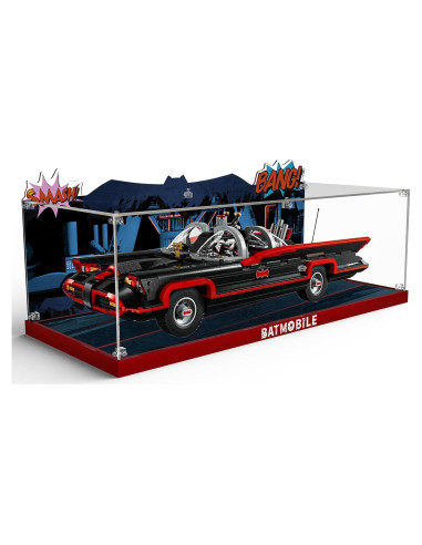 Caja de Exhibición Acrílica NAOCARD para Lego Batmóvil 76328