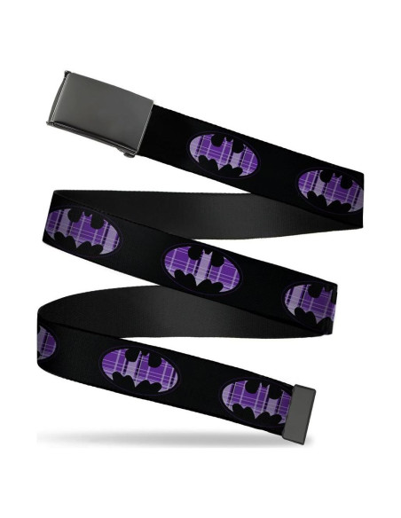 Cinturón de Tela Unisex Buckle-Down Batman 3,18 cm Cinturón de Tela Unisex Buckle-Down Batman 3,18 cm