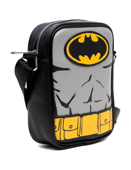 Bolso Cruzado de Cuero Vegano Batman DC Comics 27x16x5cm Bolso Cruzado de Cuero Vegano Batman DC Comics 27x16x5cm