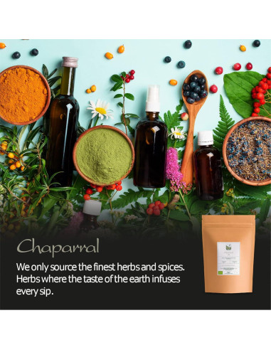 Té Herbal Orgánico Hojas de Chaparral Valley of Tea 199.5g