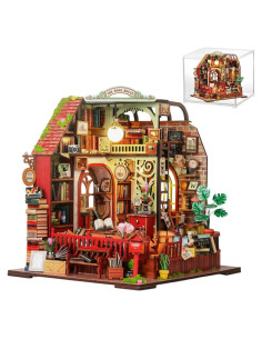 Kit Casa Miniatura DIY QatmMkt con Muebles y LED
