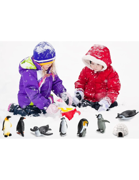 Juego de 18 Figuras de Pingüinos ONEST Juguetes Educativos Juego de 18 Figuras de Pingüinos ONEST Juguetes Educativos
