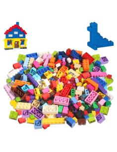 Conjunto de Ladrillos Educativos EKIND 300 Pcs Colores