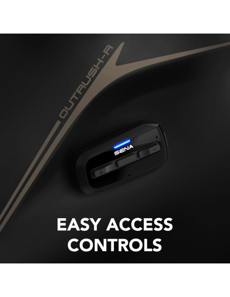 Casco Modular Sena Outrush R Bluetooth Negro Mate XXL