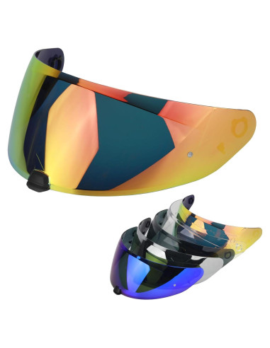 Visera de Casco de Moto RIDLOG HJ-31 Tinte Rojo UV