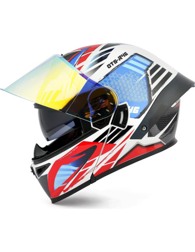 Casco Modular Orthrus OTS Dobermann - LED, Doble Visera