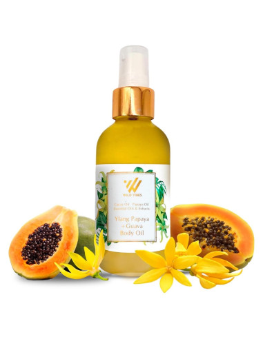 Aceite Corporal Orgánico Wild Vibes 118 ml Ylang Papaya Guayaba