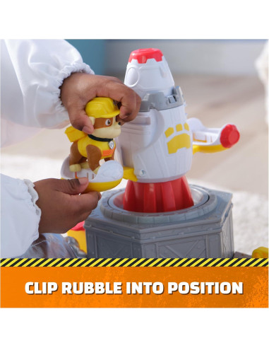 Juego de Nave Espacial Rubble & Crew con Figura 5 cm