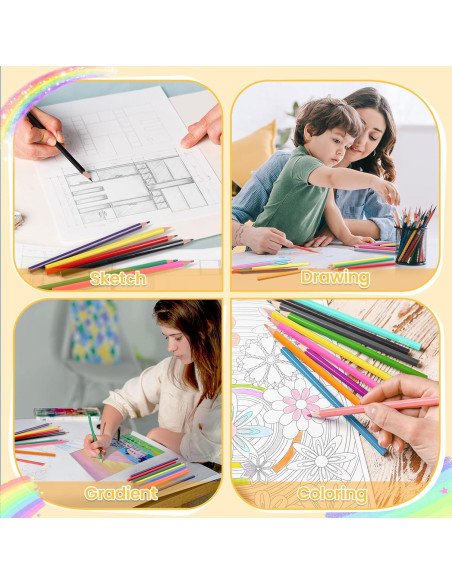 336 Lápices de Colores Toidgy con 36 Sacapuntas 336 Lápices de Colores Toidgy con 36 Sacapuntas