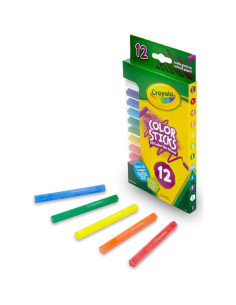 Crayola Color Sticks 12 Piezas Sin Madera No Tóxicos 2