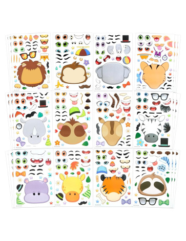Stickers de Animales de Safari JOYIN 36 Piezas 22,86x15,24 cm