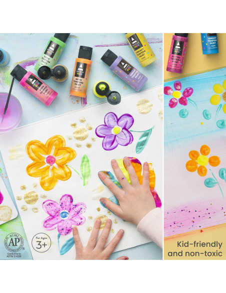 Pintura Tempera ARTEZA 32 Colores 60ml Lavable Niños Pintura Tempera ARTEZA 32 Colores 60ml Lavable Niños