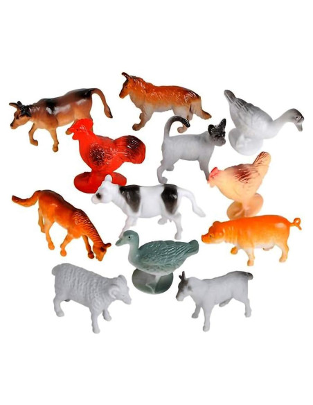 Figuritas de Animales de Granja ArtCreativity - 12 Piezas Figuritas de Animales de Granja ArtCreativity - 12 Piezas