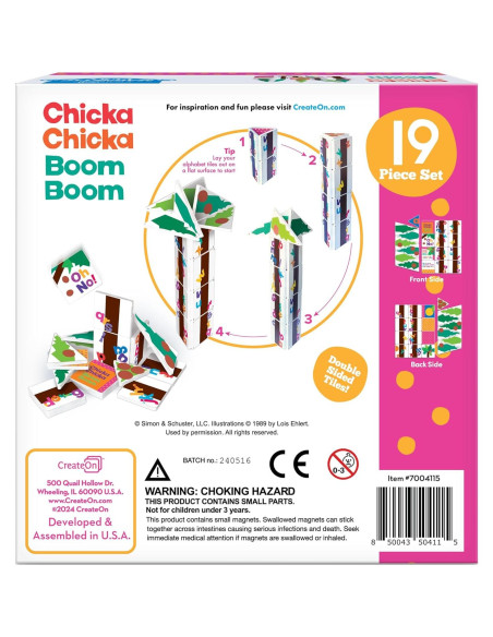 Conjunto de Juguetes Magnéticos Chicka Boom Boom CreateOn 19 Pzas Conjunto de Juguetes Magnéticos Chicka Boom Boom CreateOn 19 Pzas