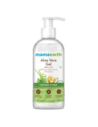 Gel de Aloe Vera Mamaearth 300ml | Hidratante Piel y Cabello