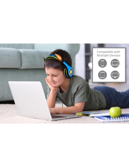 Auriculares Paw Patrol Chase eKids con Volumen Limitado Auriculares Paw Patrol Chase eKids con Volumen Limitado
