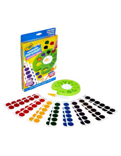 Paleta de Acuarelas Crayola Pop & Pintar, 96 Chips Desechables