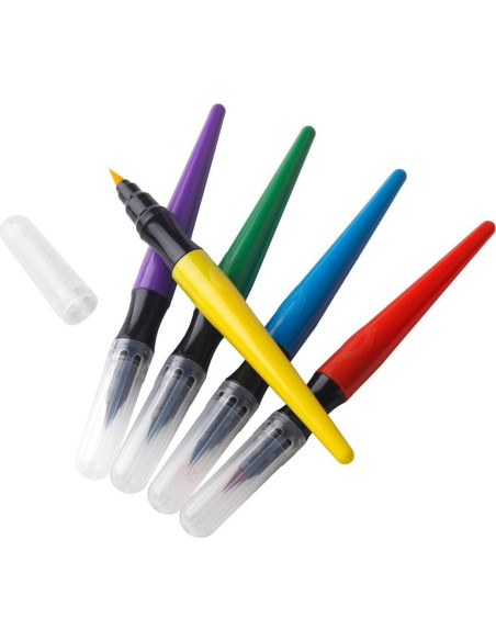 Pinceles de Pintura Crayola No Goteo, Set de 40 Colores Lavables Pinceles de Pintura Crayola No Goteo, Set de 40 Colores Lavables