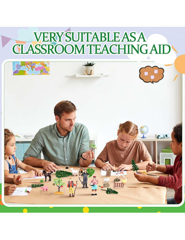 Juego de Juguetes de Granja RoundFunny 27 Piezas Educativo