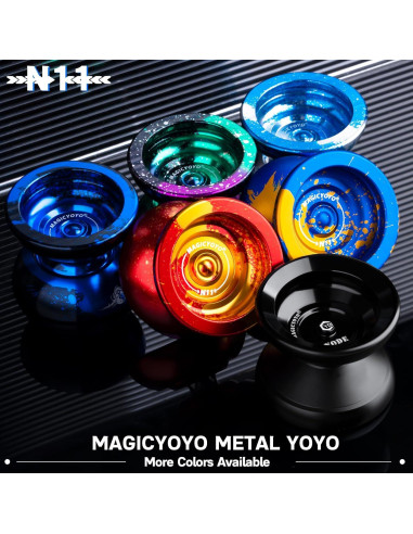 Yoyo Profesional MAGICYOYO N11 Metálico + 12 Cuerdas