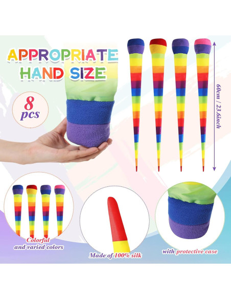 Pelotas de Lanzar y Atrapar Leyndo 8 Pcs Coloridas 65 cm Pelotas de Lanzar y Atrapar Leyndo 8 Pcs Coloridas 65 cm