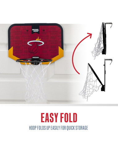 Aro de Baloncesto Mini Franklin Sports NBA Miami Heat