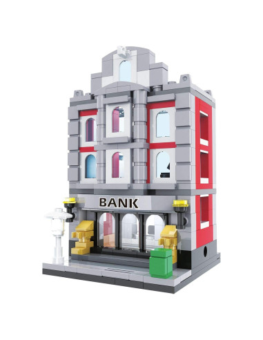 Banco Mini Ciudad Brick Loot - 260 Piezas - Compatible LEGO