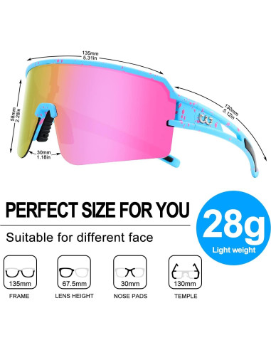 Gafas de Ciclismo AVV Polarizadas UV400 para Deportes