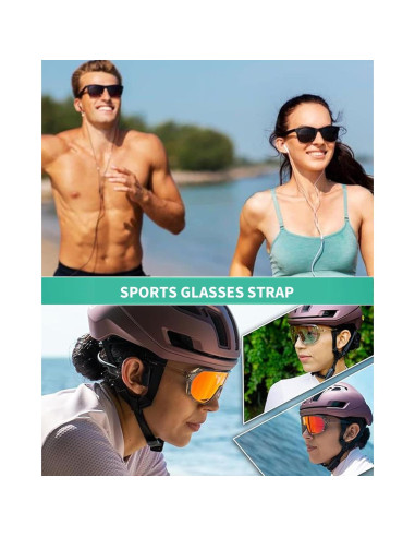 Correa de Gafas HORNYPOOT 8 Piezas Ajustable Niños