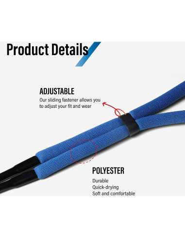 Correa Flotante Dhoptical para Gafas - Paquete de 12 Unidades