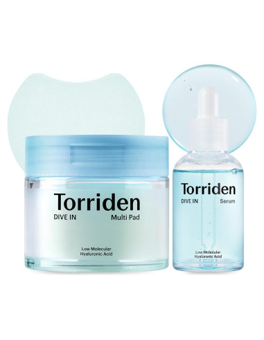 Suero Hidratante DIVE IN Torriden 50 ml + 80 Almohadillas