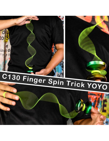 Yoyo Profesional WATIEOBOO C130 Metal para Trucos