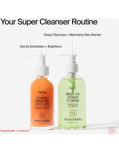 Dúo de Limpieza Facial Youth To The People - 2 Limpiadores Veganos 2