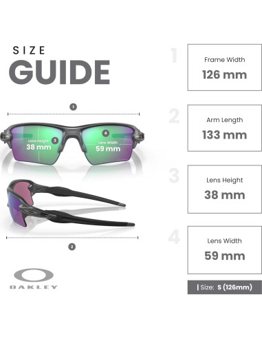 Gafas de sol Oakley Flak 2.0 XL con correa y kit de cuidado