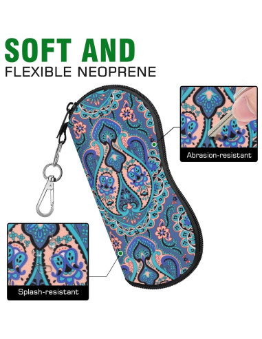 Funda para Gafas MoKo Neopreno Negro con Clip